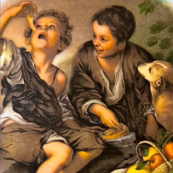 Vintage Echt Cobalt Inglasur Plate – Bartolomé Esteban Murillo, Arzberg Germany - Picture 10 of 15